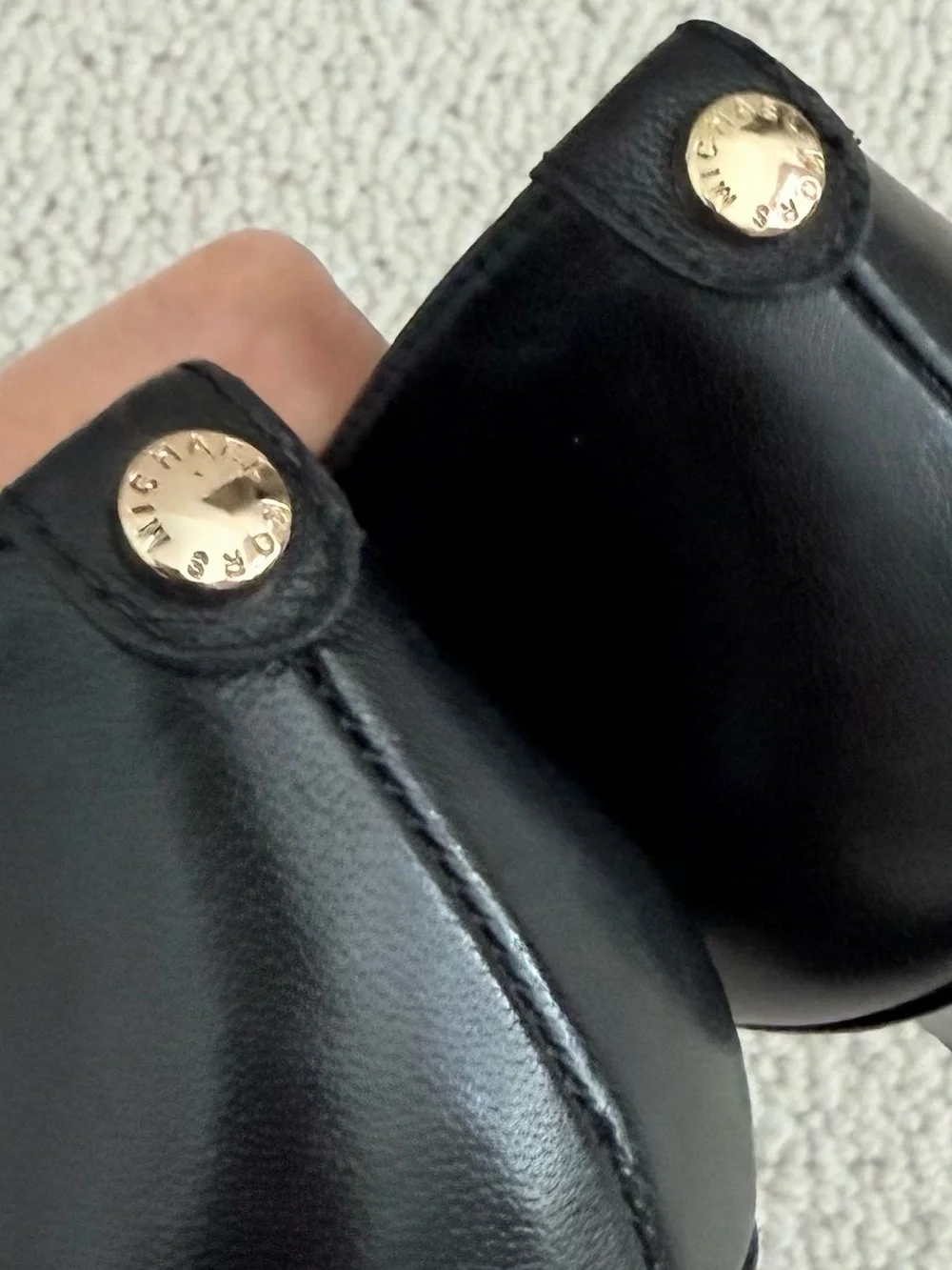 Michael Kors Black Leather Heels